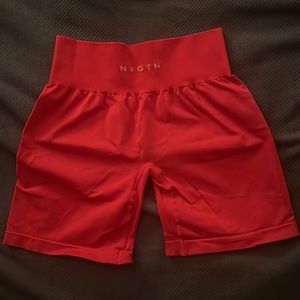 ❌sold NVGTN solid seamless shorts